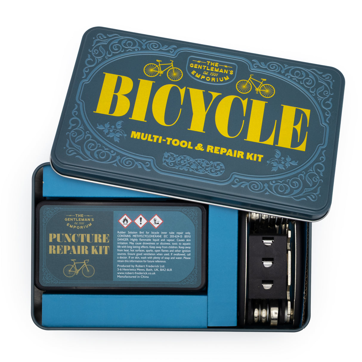 The Gentleman’s Emporium Bicycle Tin Set