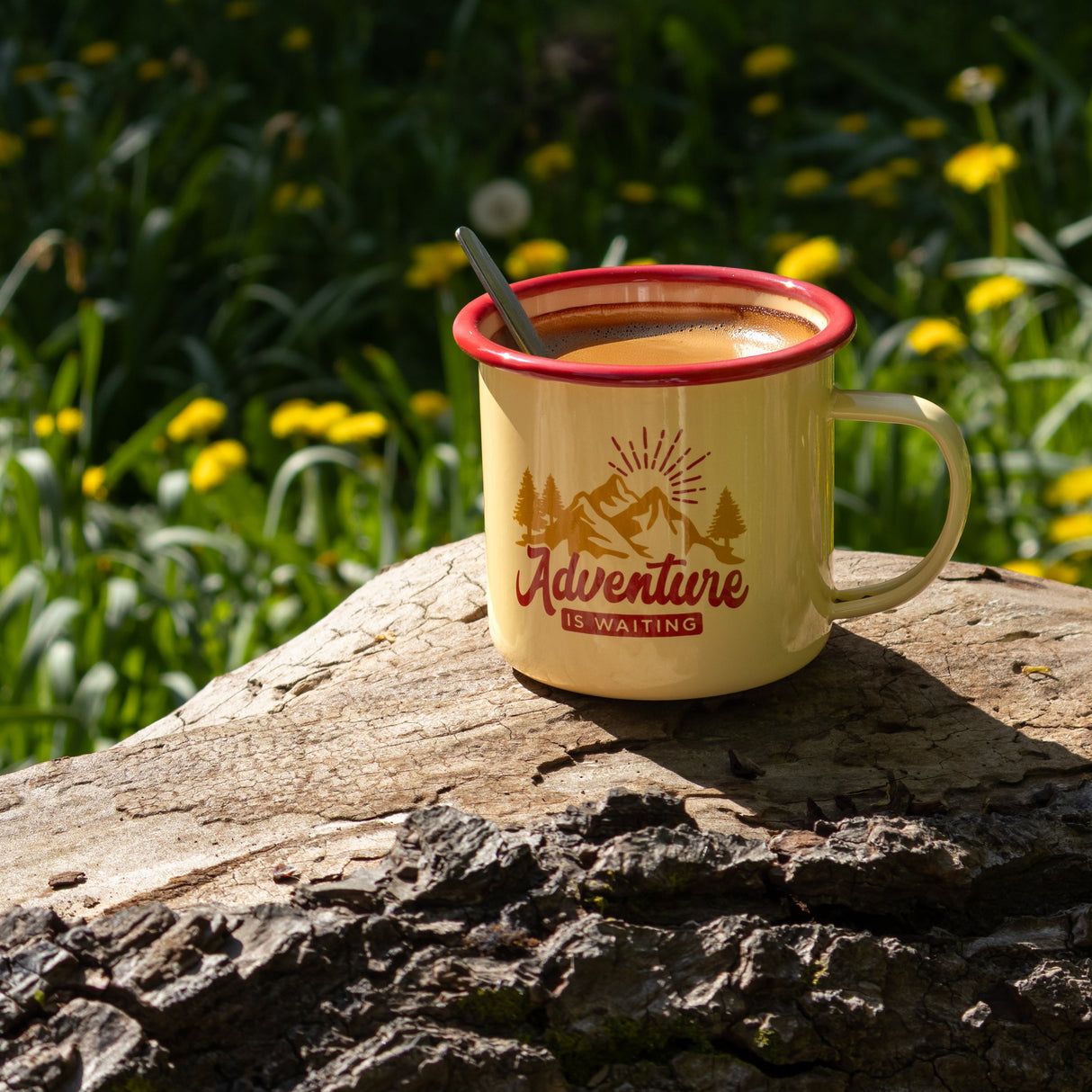 The Gentleman’s Emporium “Adventure is Waiting” Enamel Mug