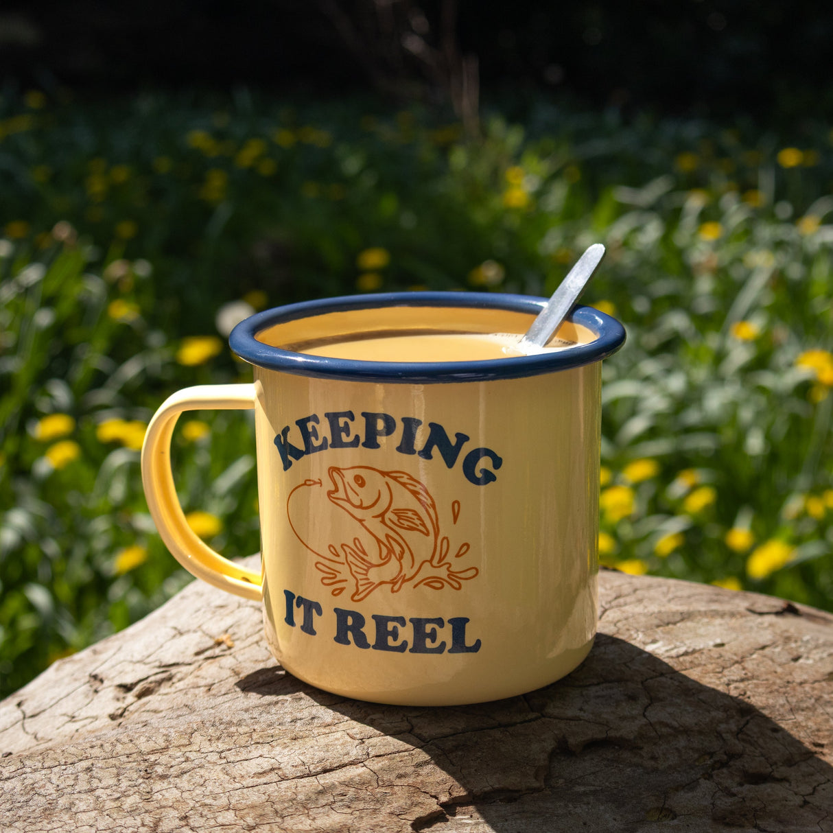 The Gentleman’s Emporium “Keeping it Reel” Enamel Mug