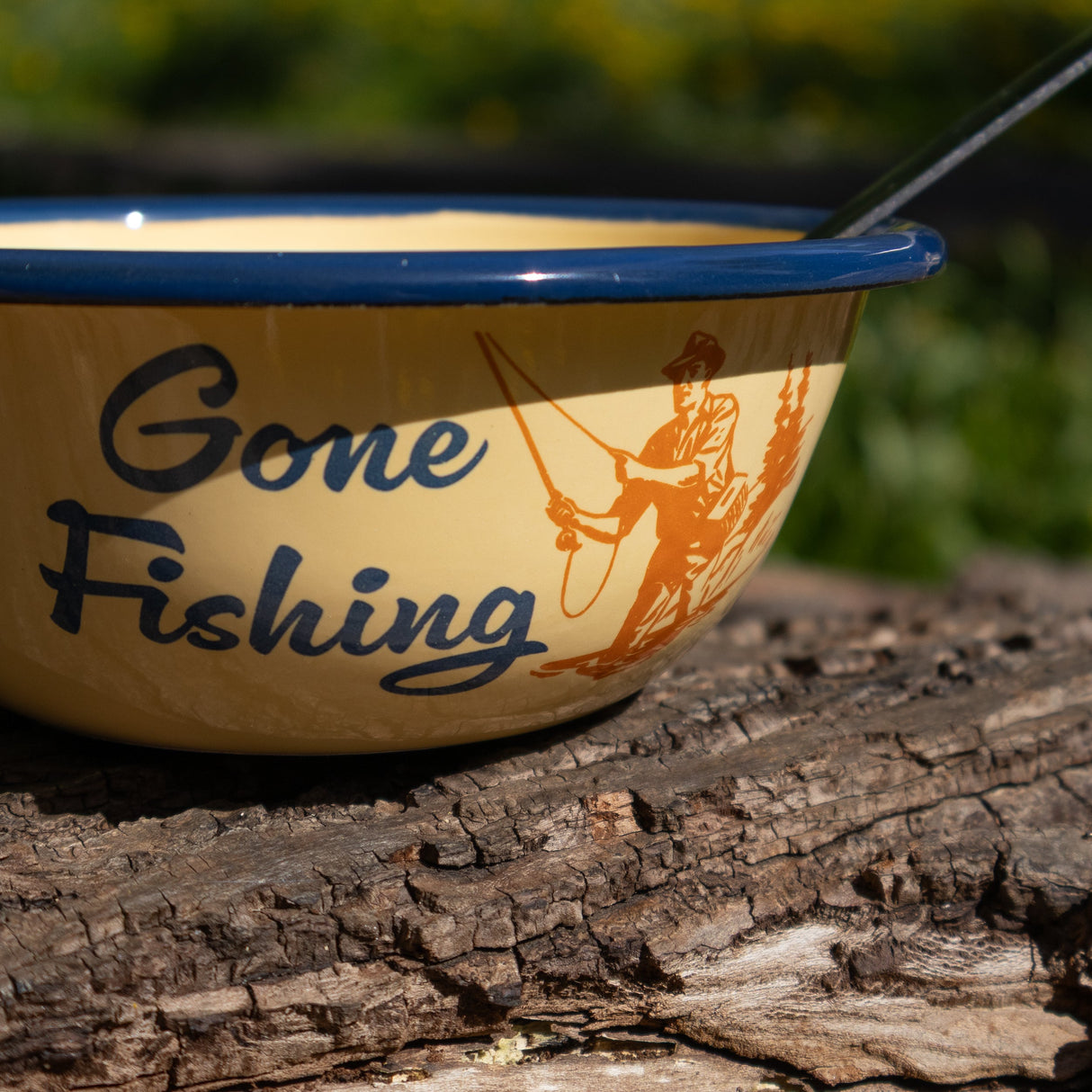 The Gentleman’s Emporium “Gone Fishing” Enamel Bowl