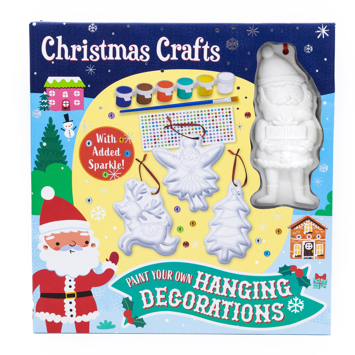 Christmas Crafts Paint Your Own Hanging Decorations