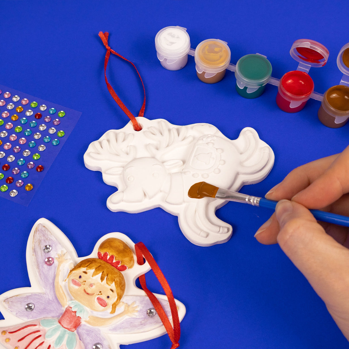 Christmas Crafts Paint Your Own Hanging Decorations