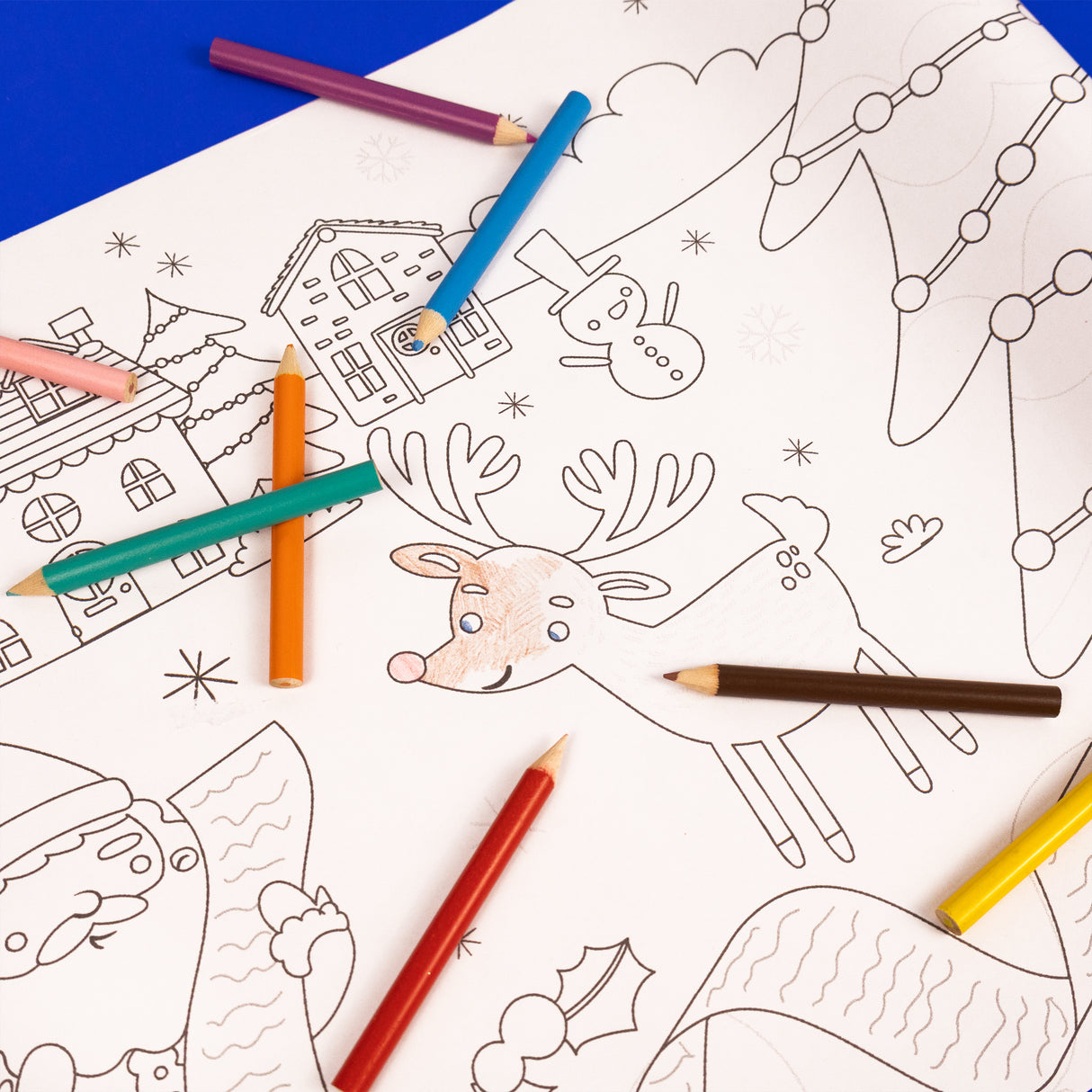 Colour Your Own 3m Christmas Poster