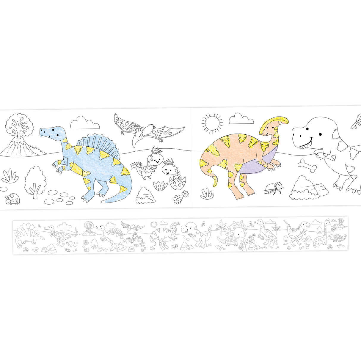 Colour Your Own 3m Dinosaur Poster