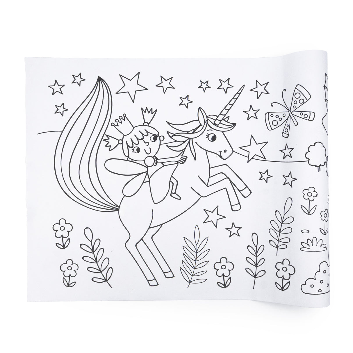 Colour Your Own 3m Magical Creatures Poster