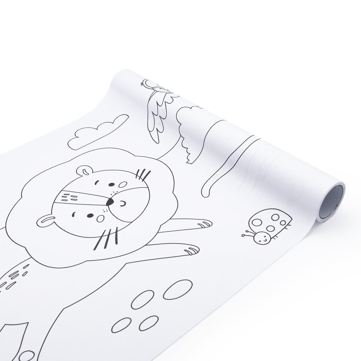 Colour Your Own 3m Jungle Animals Poster