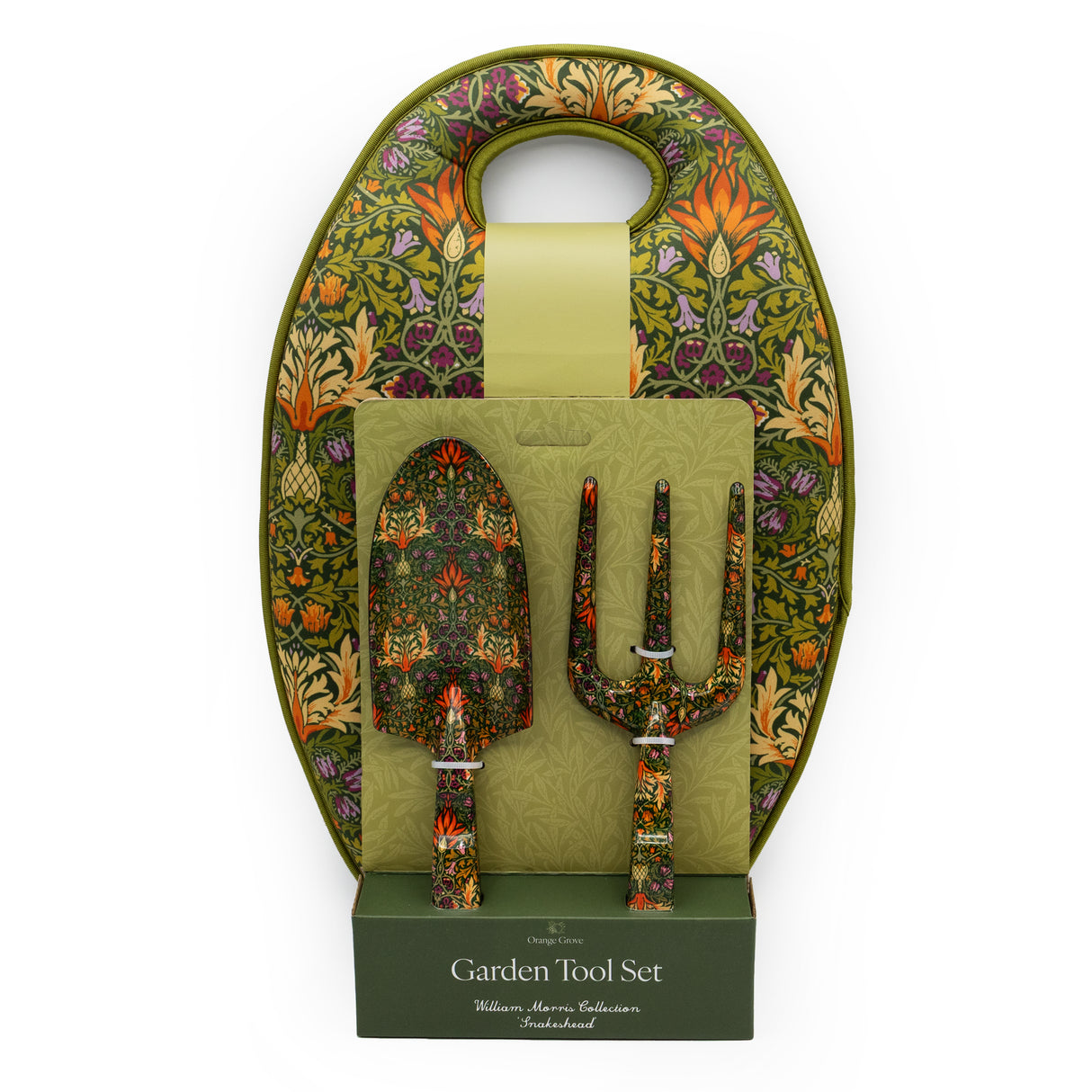 Orange Grove Gardening Tool & Kneeler Set – William Morris Snakeshead Design