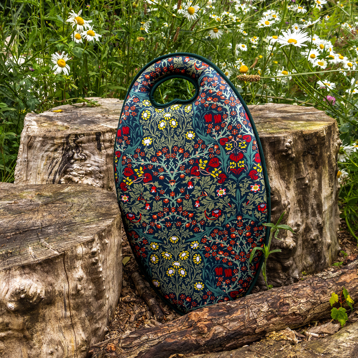 Orange Grove Garden Kneeler - William Morris Design - Padded Memory Foam