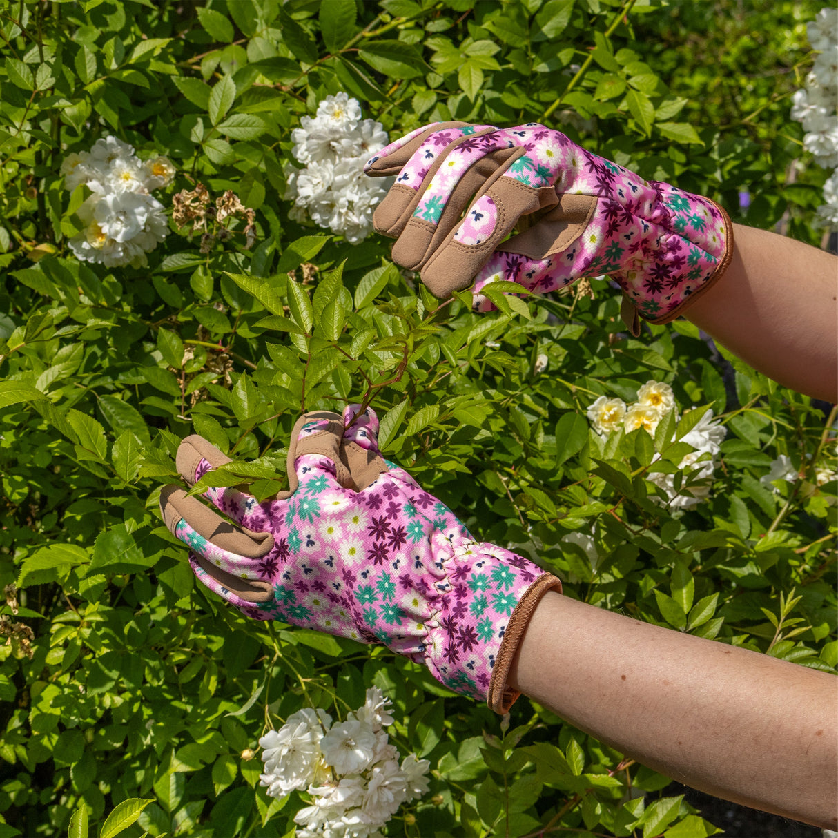 Willow & Belle Gardening Gloves - Ditsy Mix Design