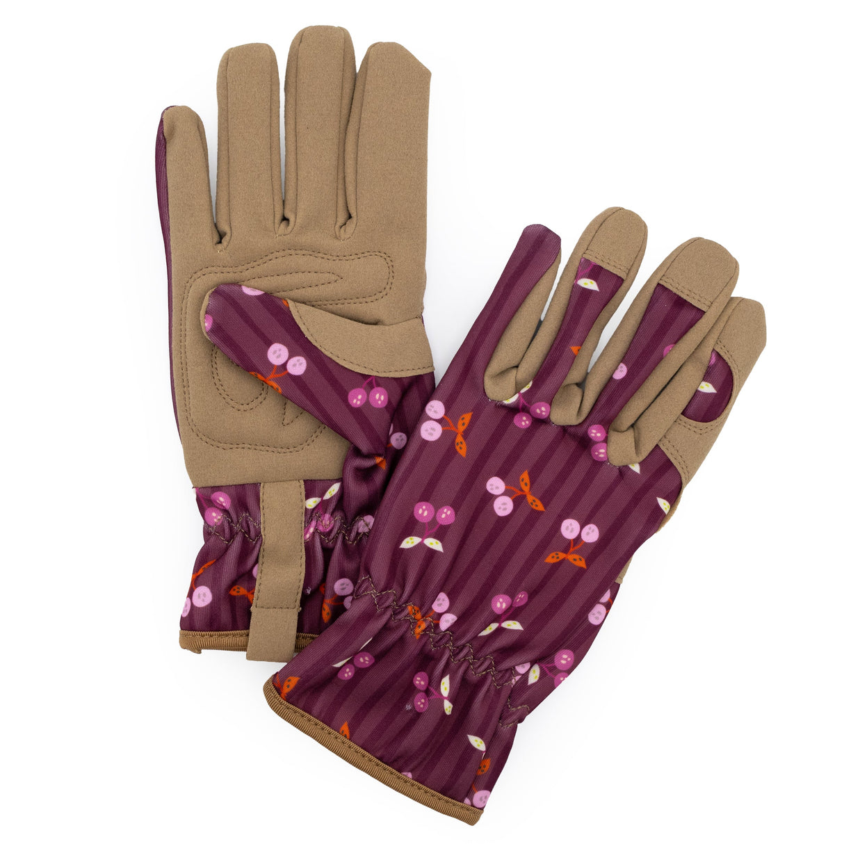 Willow & Belle Gardening Gloves - Cherries Design