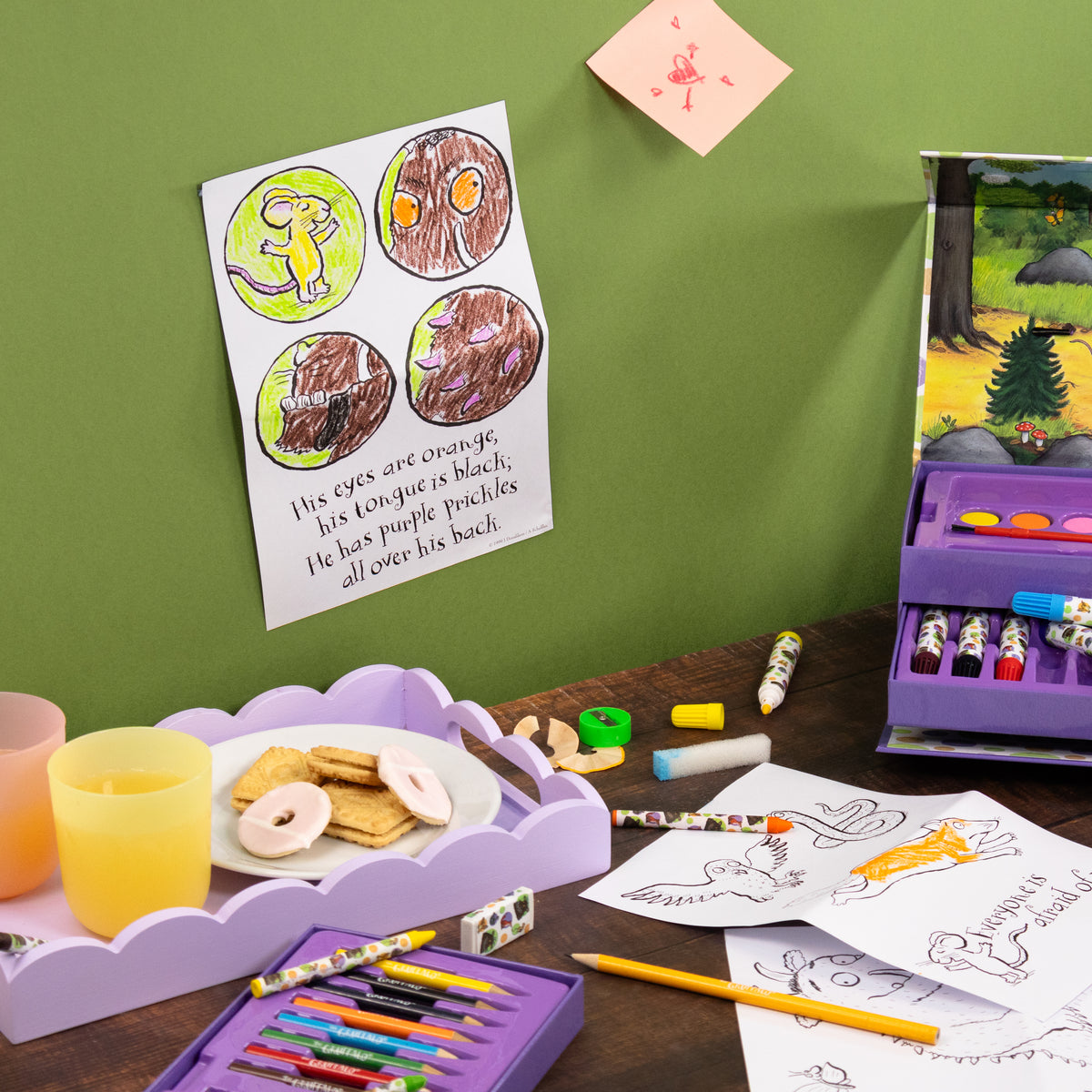 The Gruffalo 3 Drawer Art Set