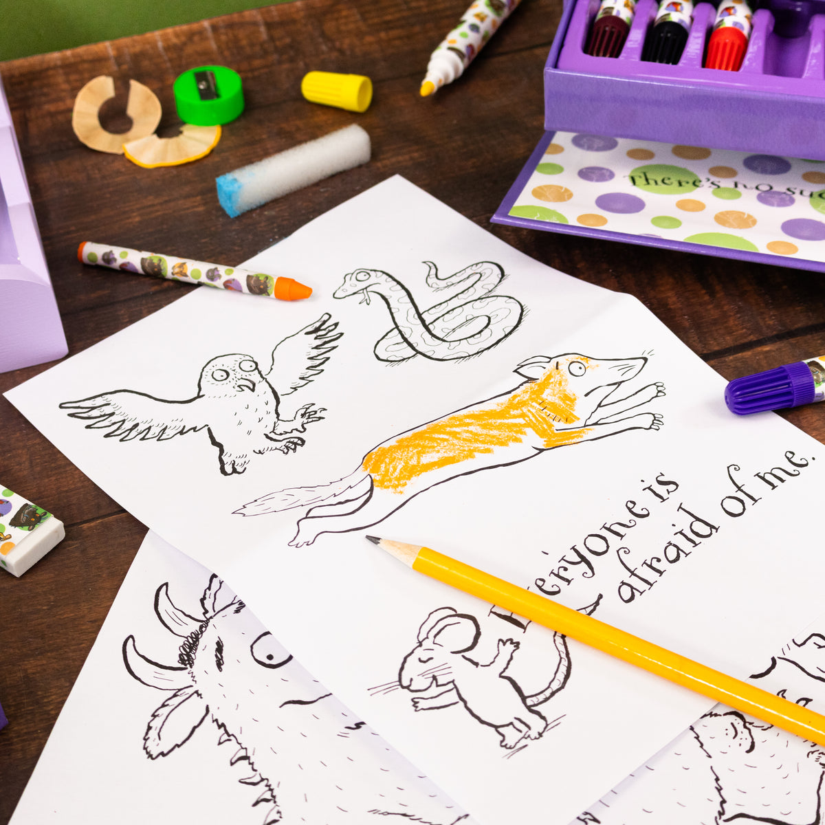 The Gruffalo 3 Drawer Art Set