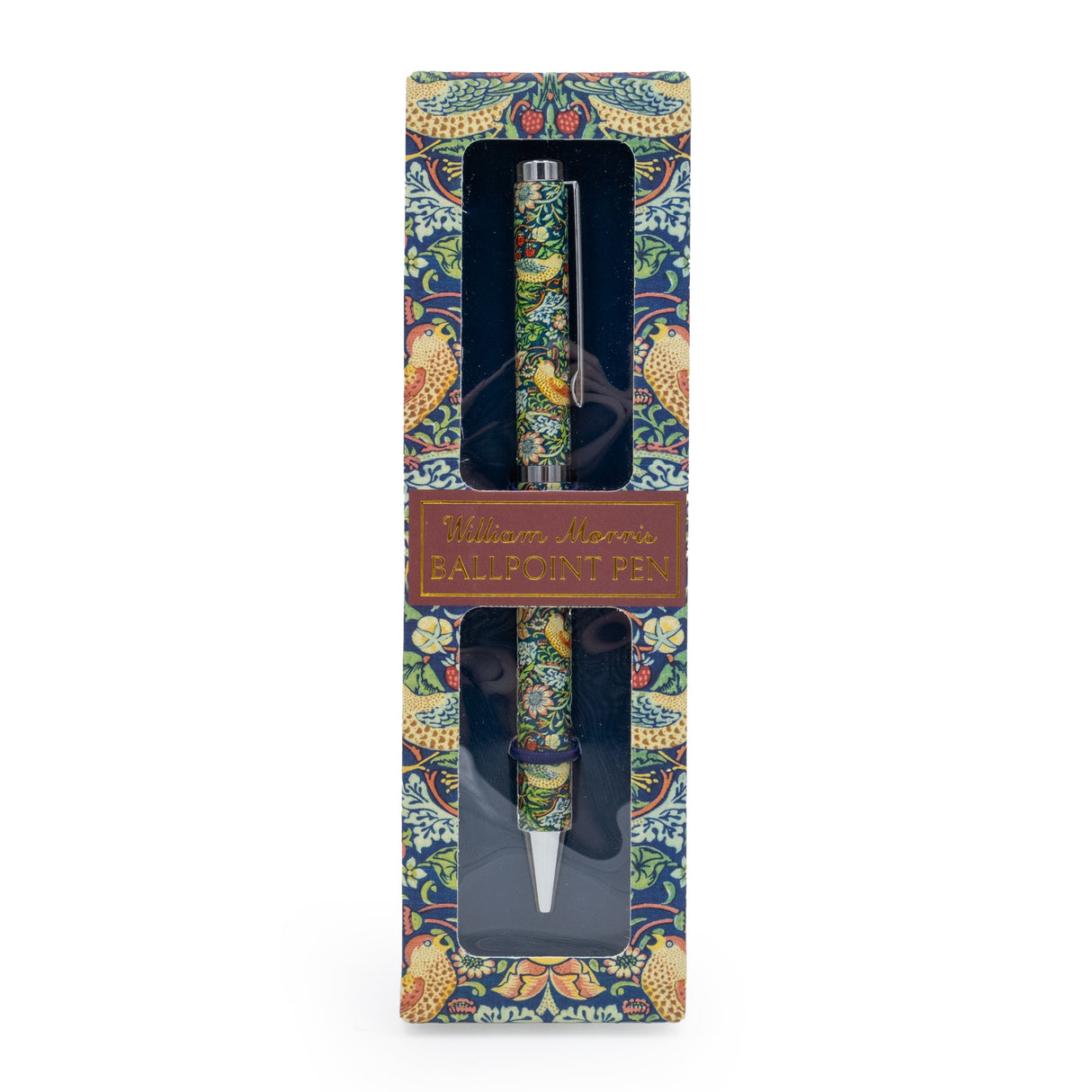 William Morris Strawberry Thief Ballpoint Pen in Gift Box