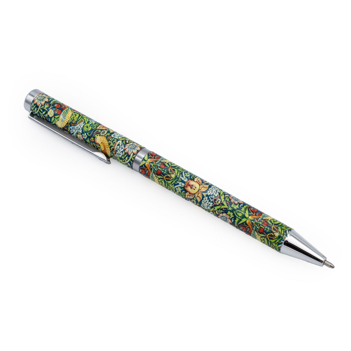 William Morris Strawberry Thief Ballpoint Pen in Gift Box