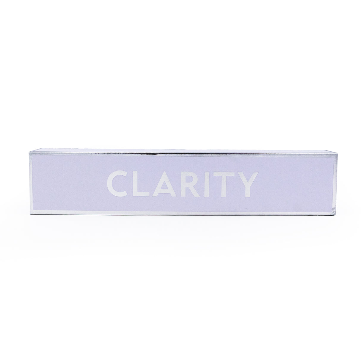 Clarity Incense and Crystal Holder - White Jasmine Scent with Clear Quartz Crystal