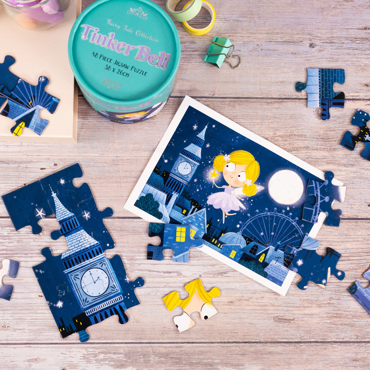 Tinker Bell Jigsaw Puzzle – 48 Pieces (Tube Pack)
