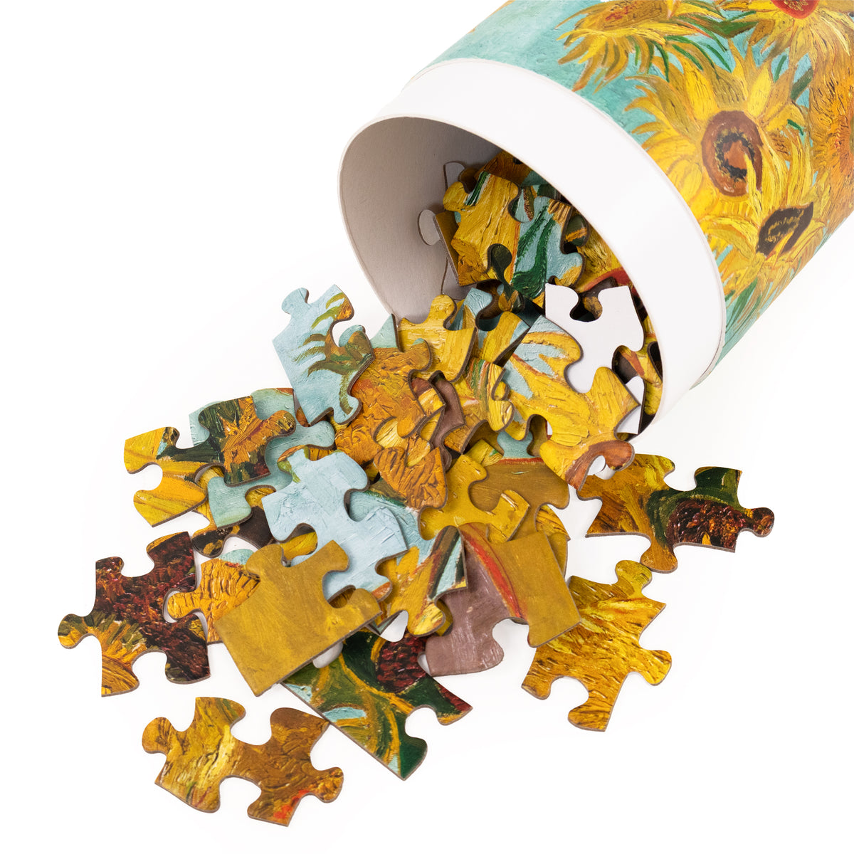 Van Gogh Suflowers Jigsaw - 100 Piece Puzzle in a Gift-Ready Tube