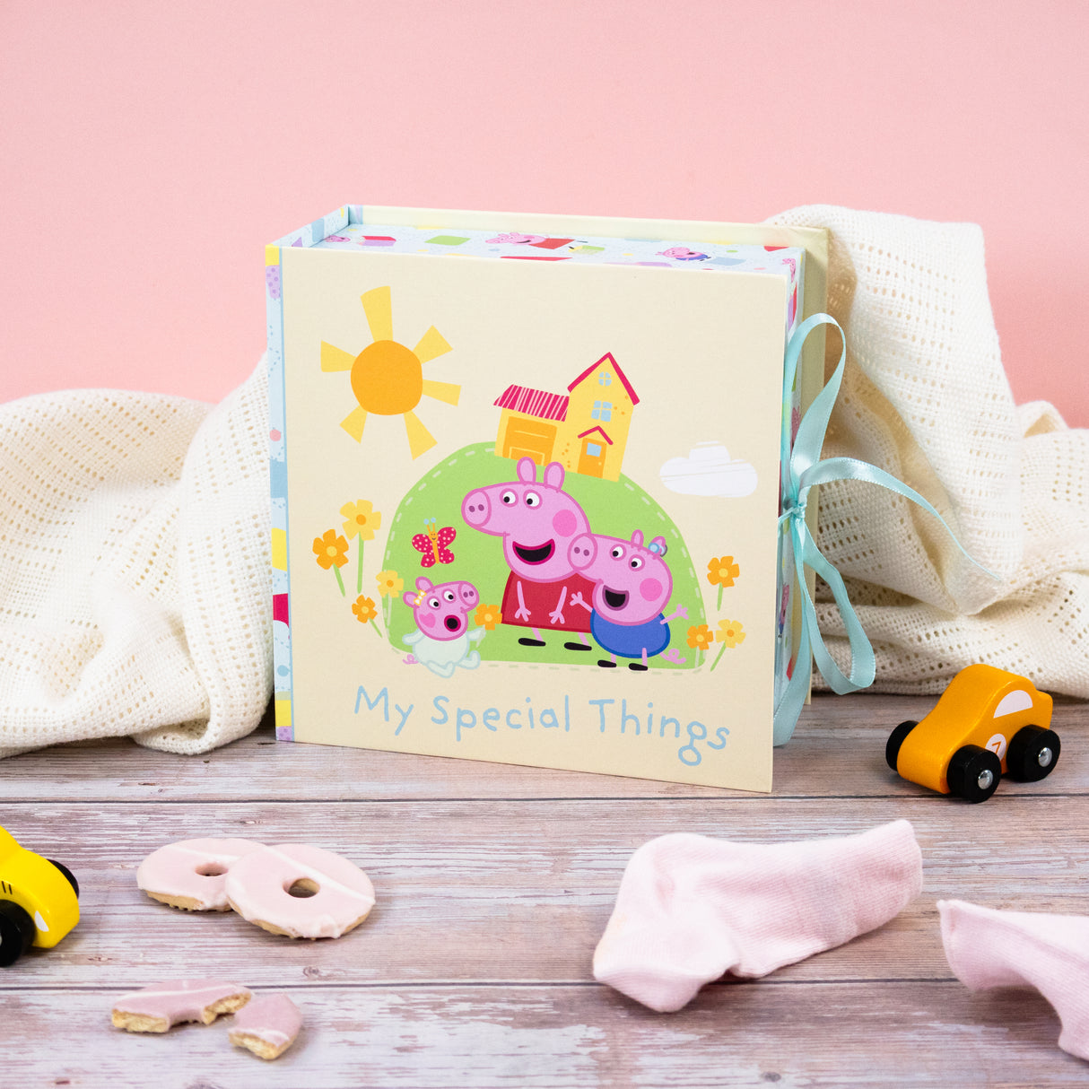 Peppa Pig Baby Keepsake Box - 6 Drawer Memory Box