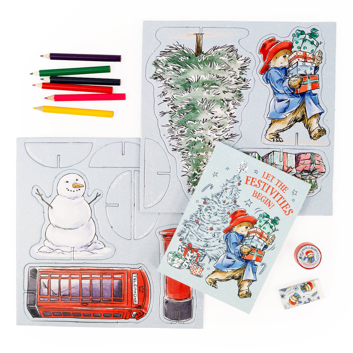 Paddington Make & Play Set – Creative Activity Kit with Play Scene