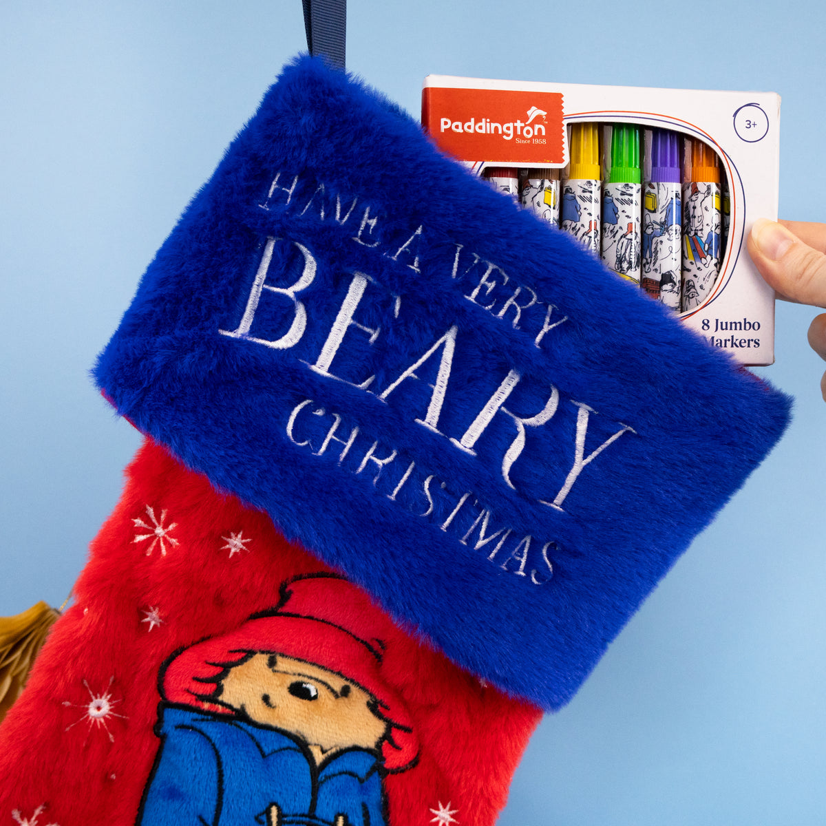 Paddington Fluffy Christmas Stocking