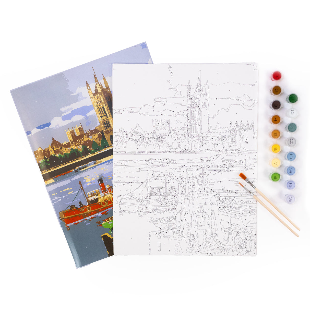 PRE-ORDER - Railway Museum Paint by Numbers Kit - London Pride