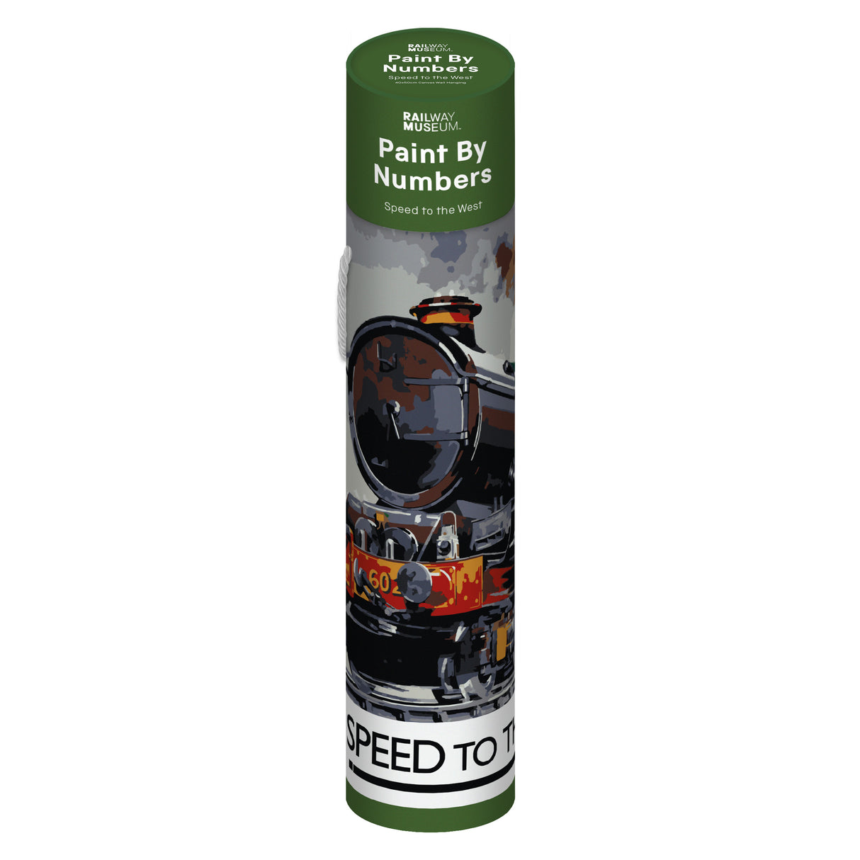 PRE-ORDER - Railway Museum Paint by Numbers Tube - Speed To The West