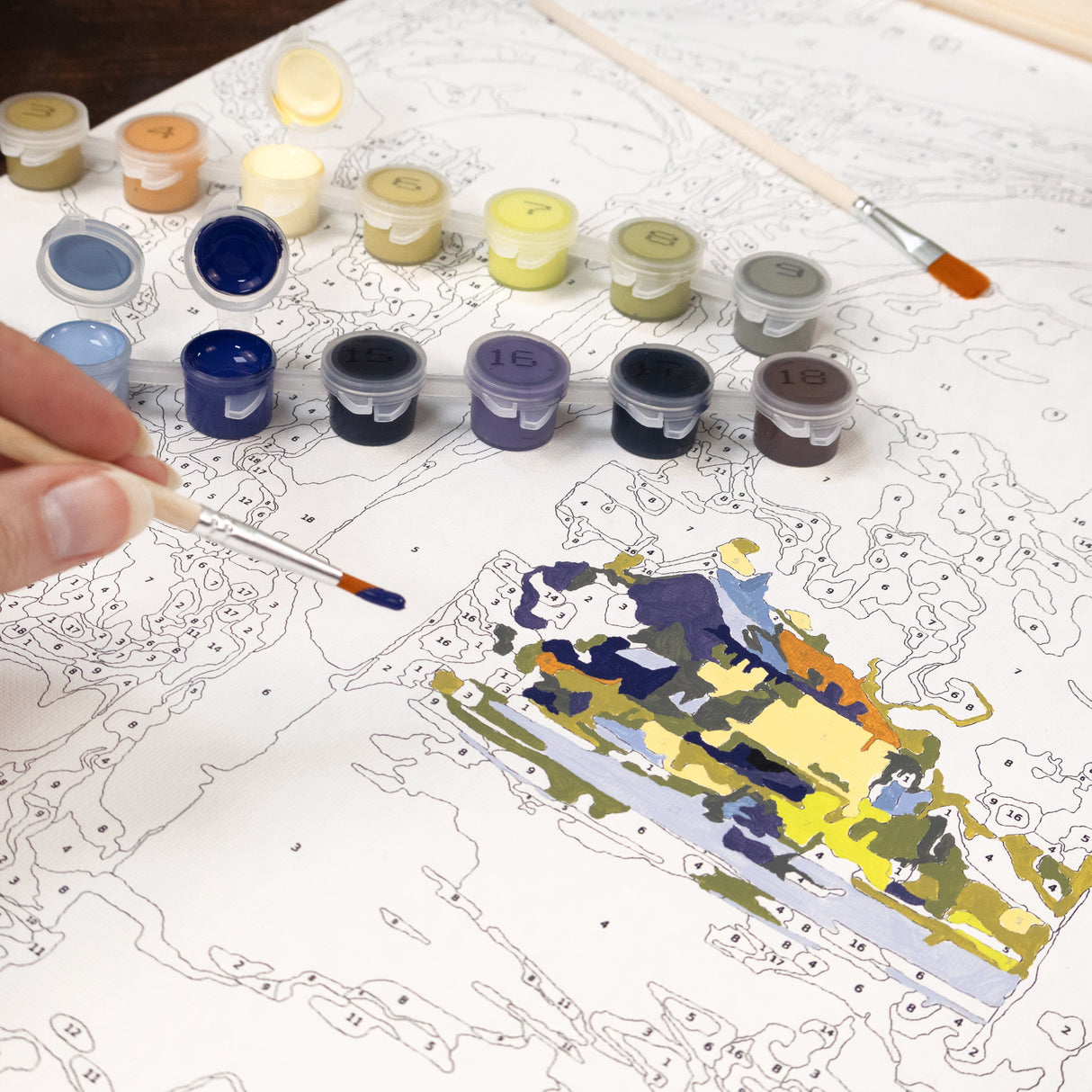 PRE-ORDER - Railway Museum Paint by Numbers Tube - Yorkshire