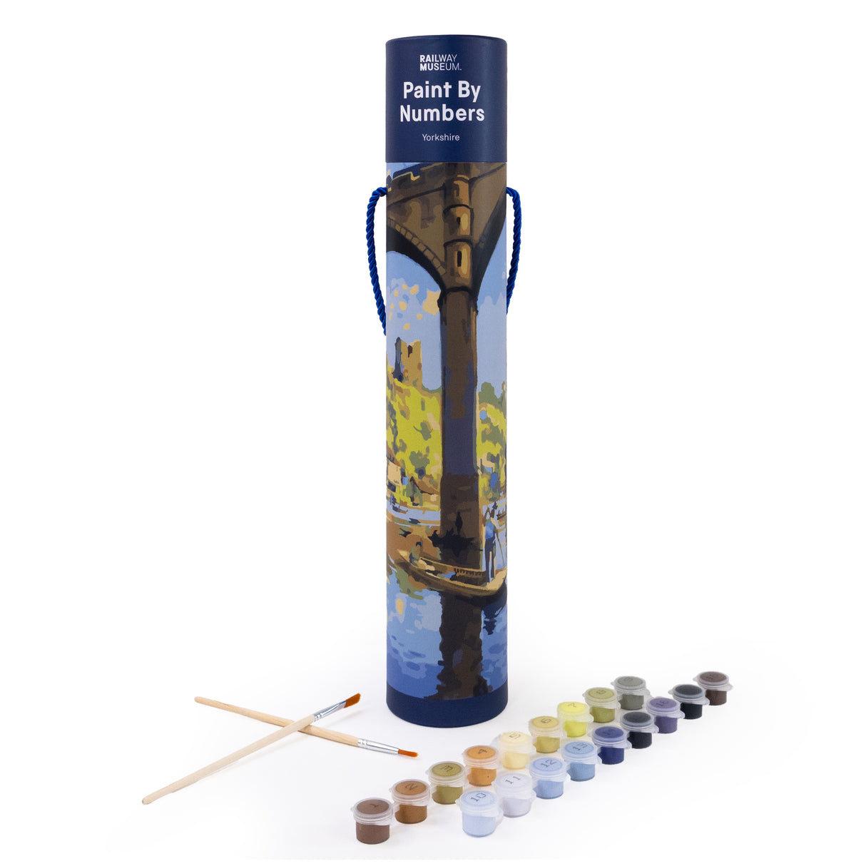 PRE-ORDER - Railway Museum Paint by Numbers Tube - Yorkshire