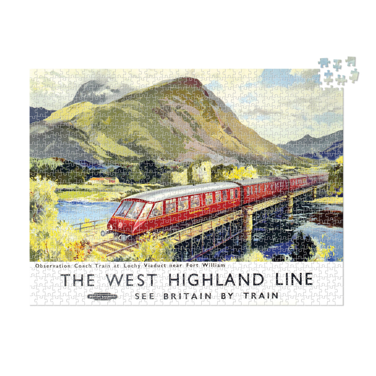 PRE-ORDER - Railway Museum 1000 Piece Jigsaw - West Highland Line