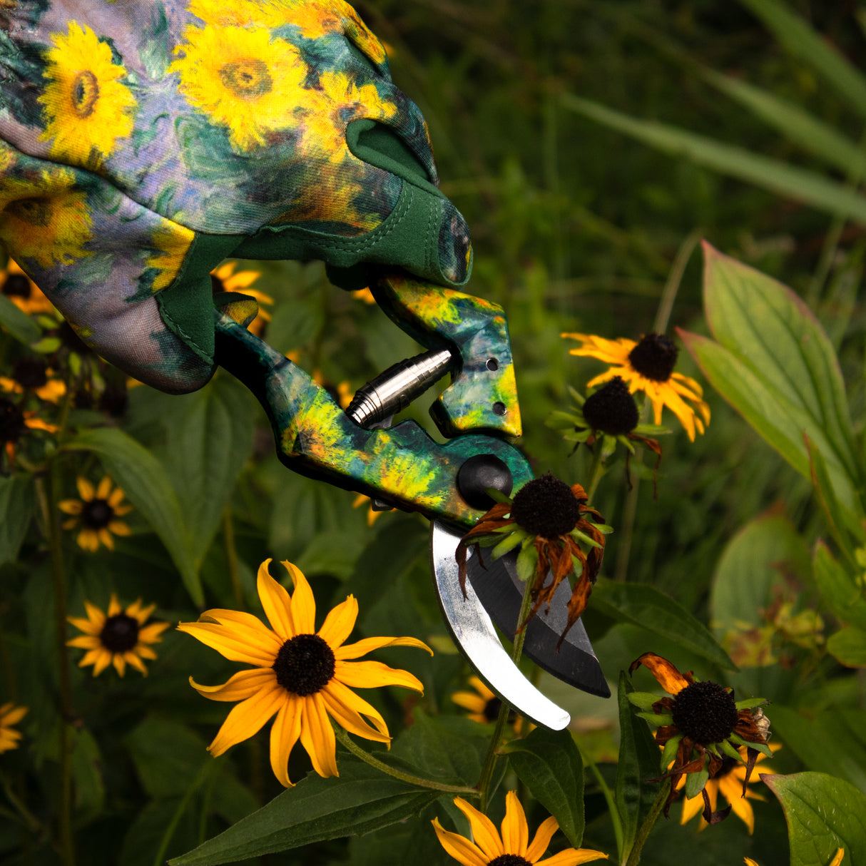Secateurs - Monet's Bouquet of Sunflowers Design