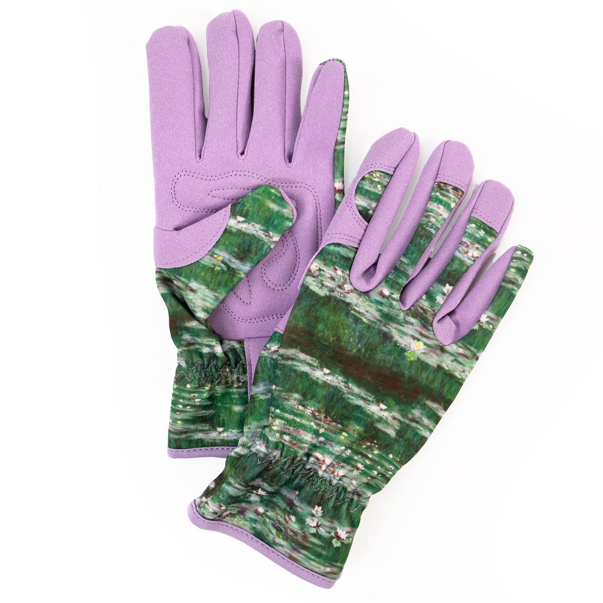 Outdoor Gardening Gloves - Monet's The Japanese Footbridge Design