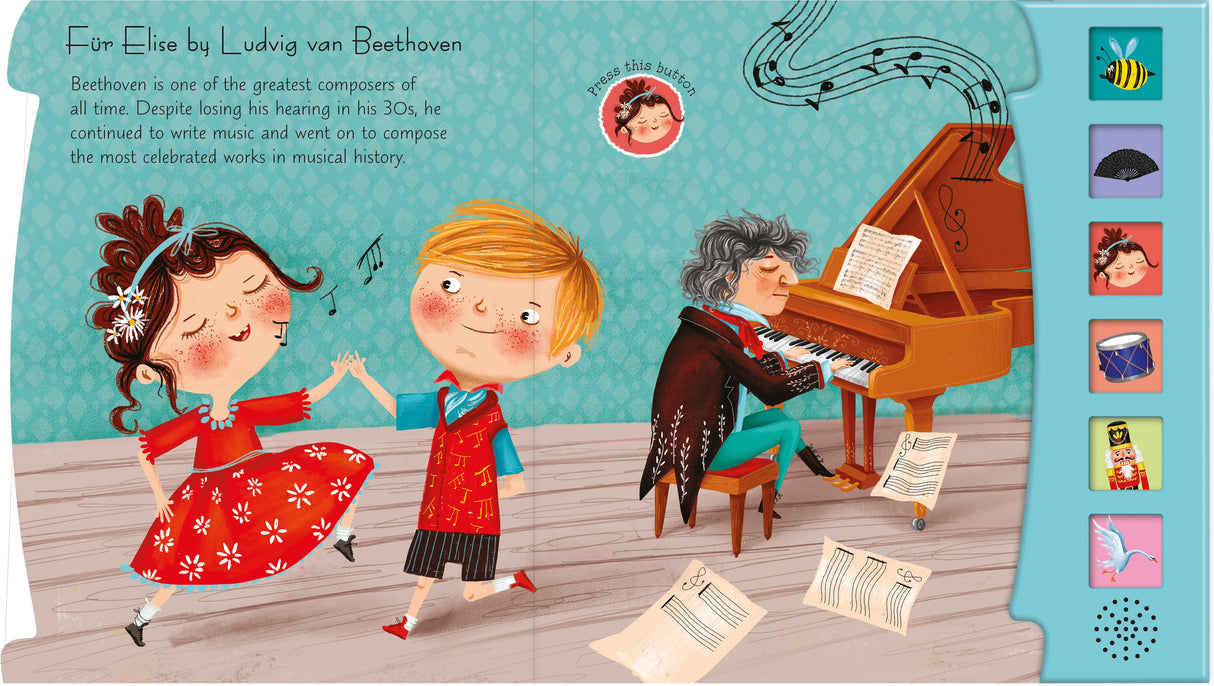 Classical Melodies - Children's 6 Button Sound Book