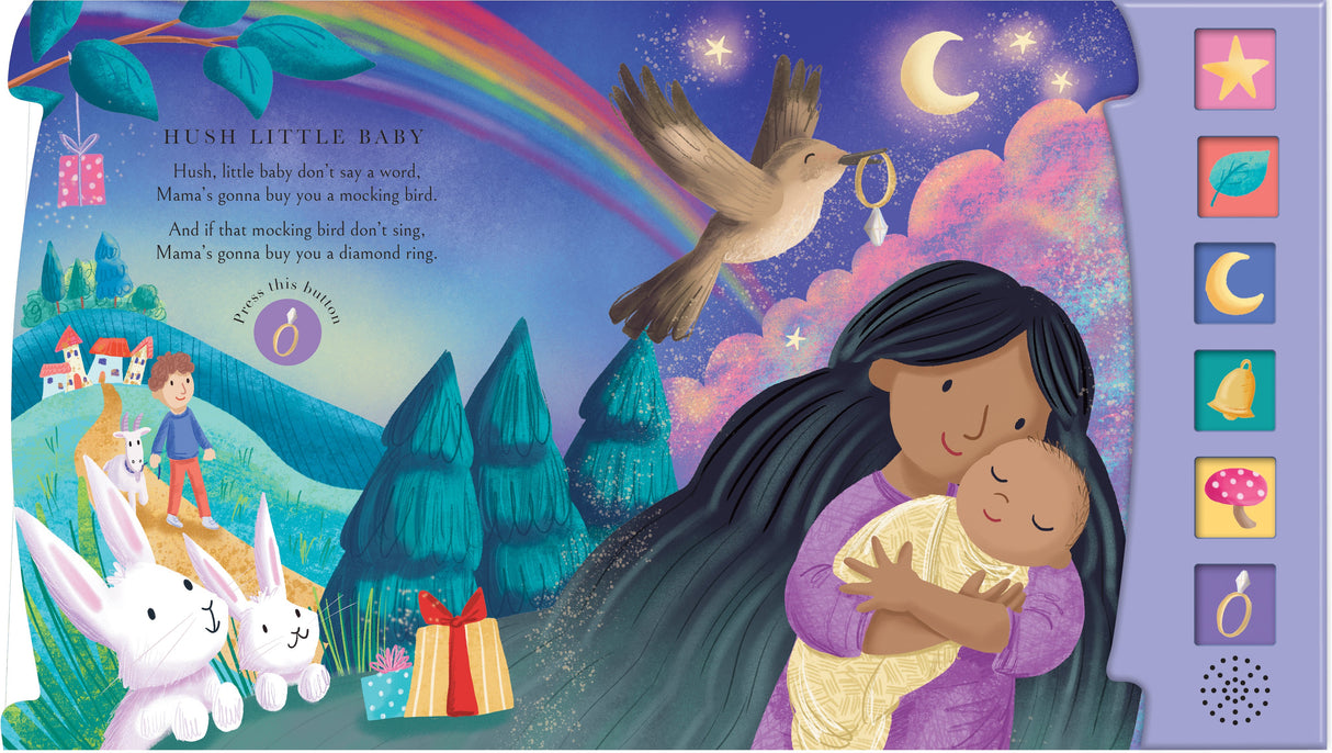 Bedtime Lullabies - Children's 6 Button Sound Book