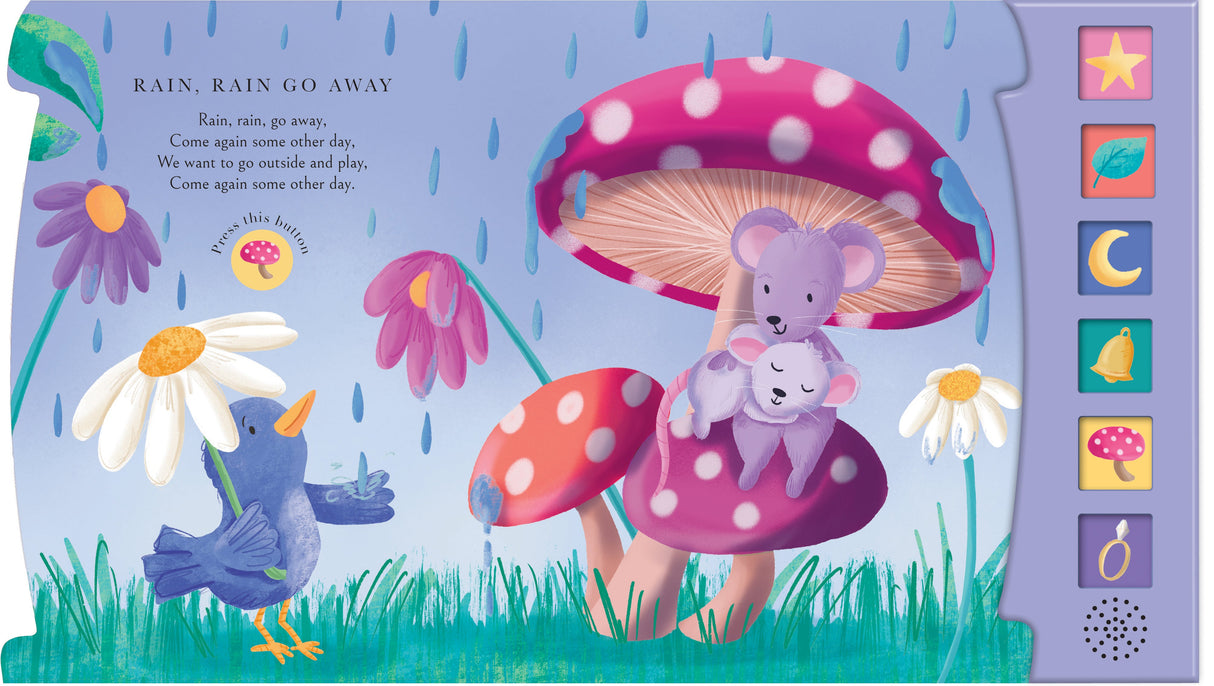 Bedtime Lullabies - Children's 6 Button Sound Book