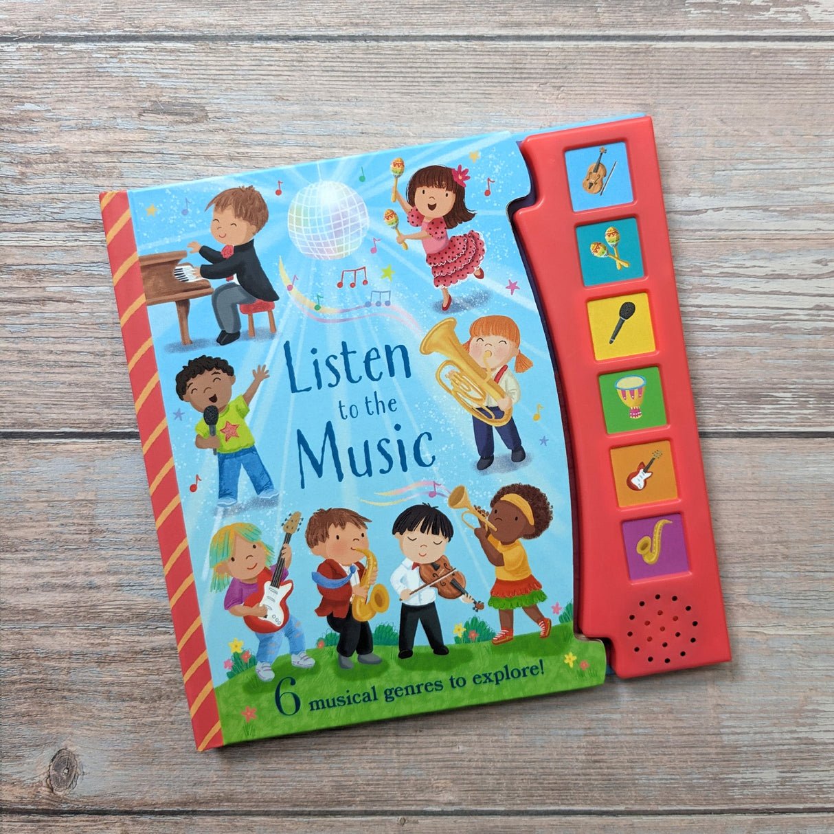 Listen To The Music - Children's 6 Button Sound Book