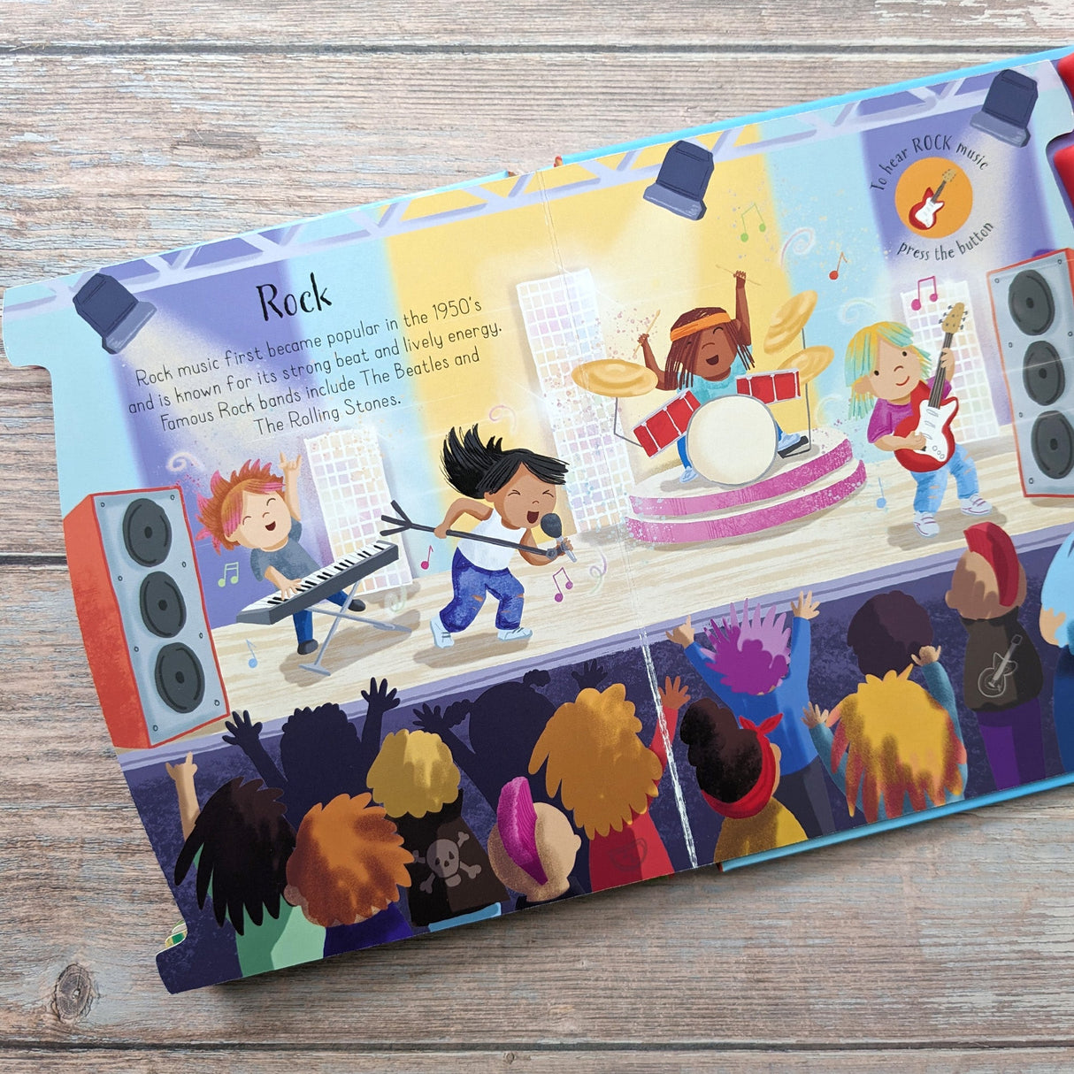 Listen To The Music - Children's 6 Button Sound Book