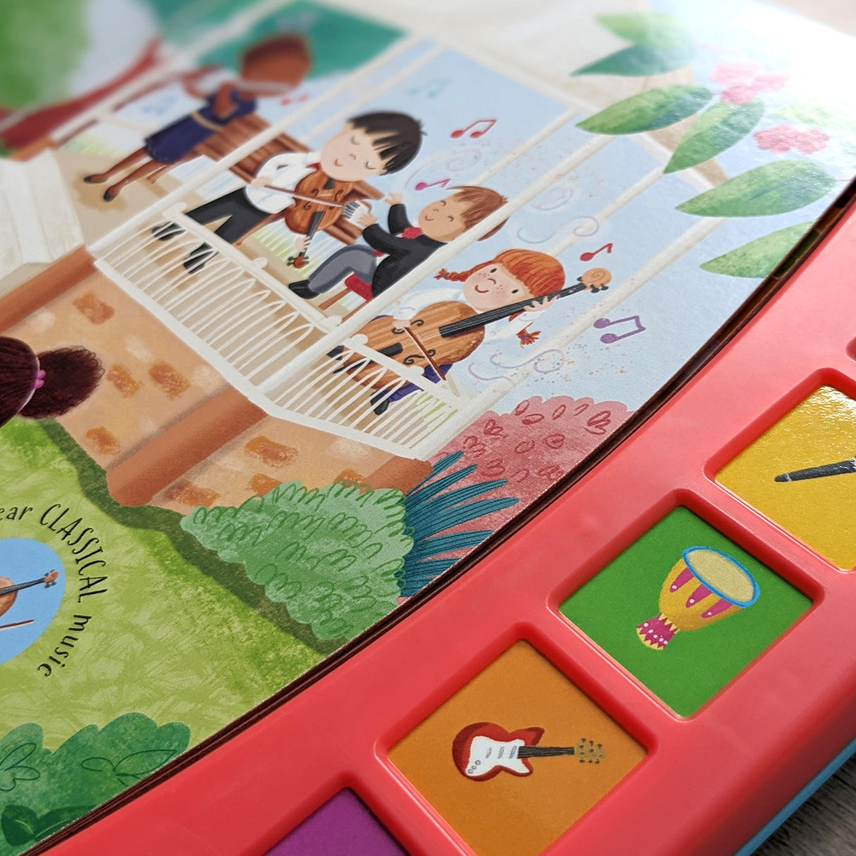 Listen To The Music - Children's 6 Button Sound Book