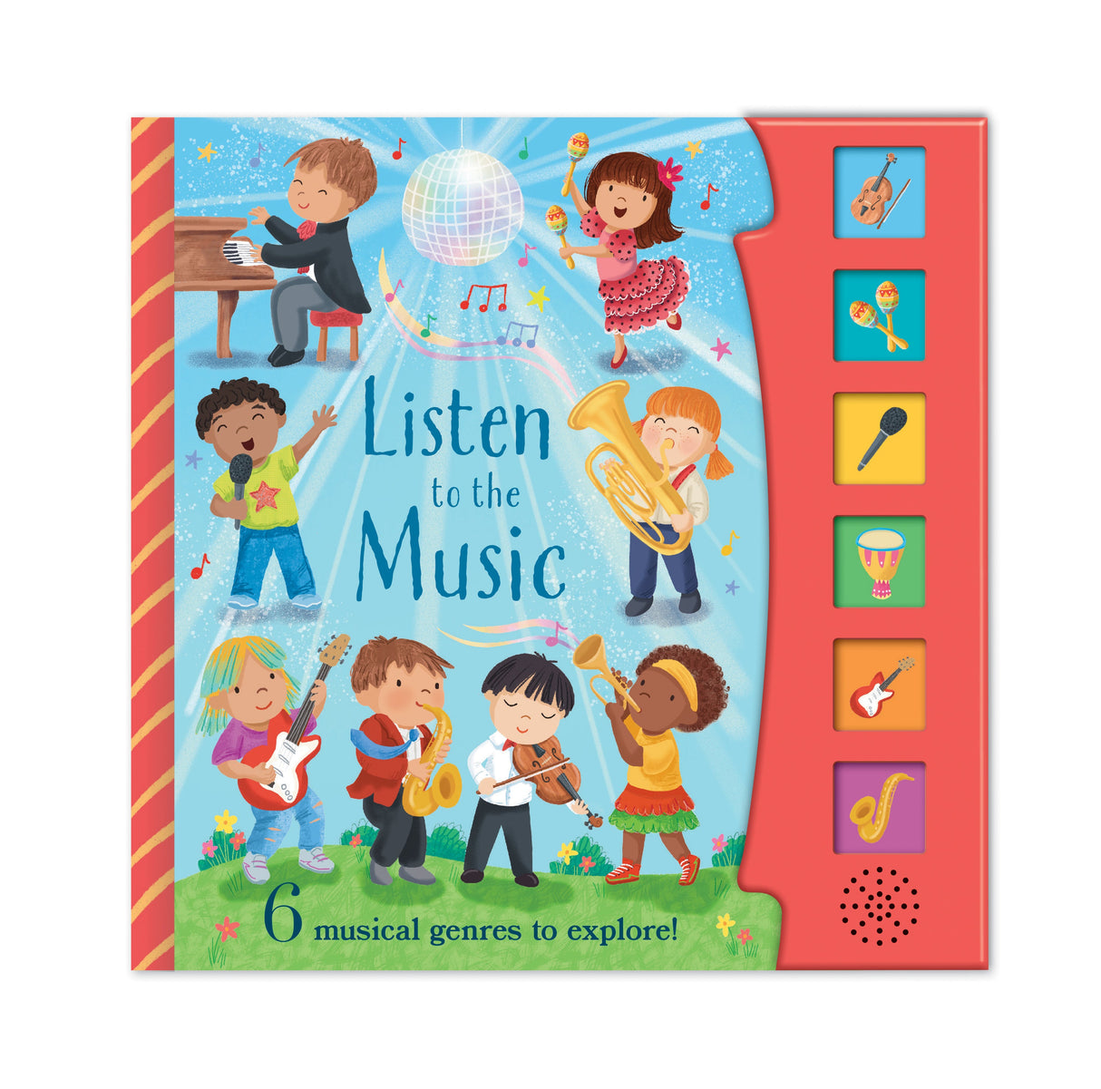 Listen To The Music - Children's 6 Button Sound Book