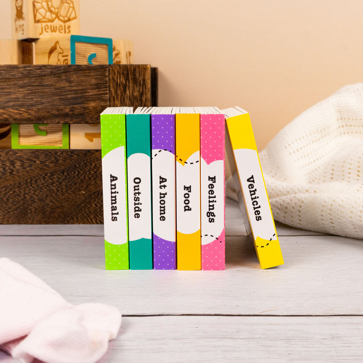 My Mini World – Box Set of 6 High-Contrast Mini Board Books