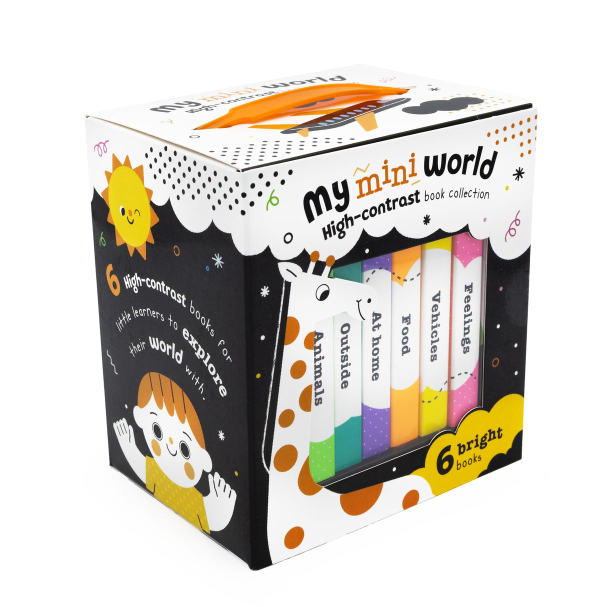 My Mini World – Box Set of 6 High-Contrast Mini Board Books