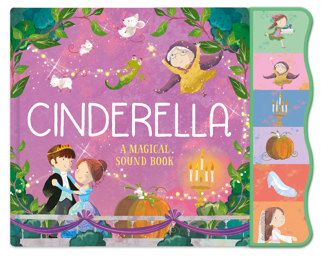 Cinderella Fairy Tale Sound Book - 6 Enchanting Sound Buttons To Press And Play