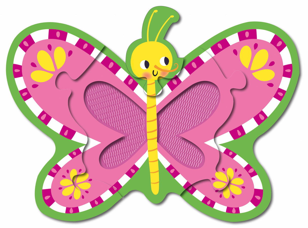 Touch and Feel Puzzle and Board Book Set - Bugs - Tactile Fun For Children