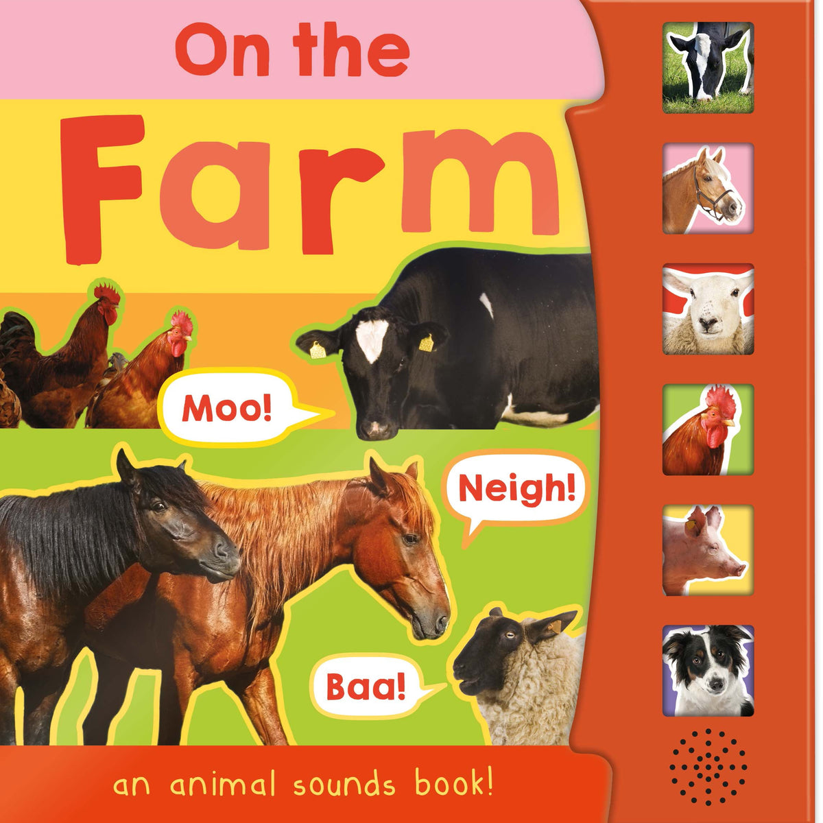 On The Farm – Children’s 6 Button Sound Book – Robert Frederick Trade
