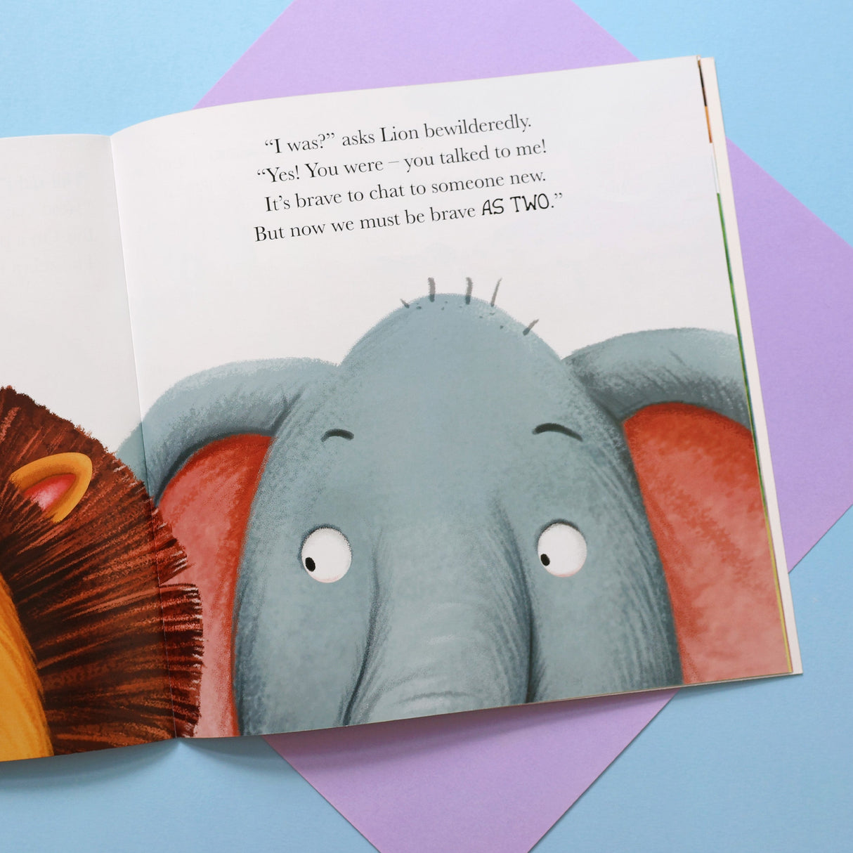 When Lion Feels Shy - Me And My Feelings Children's Paperback Book