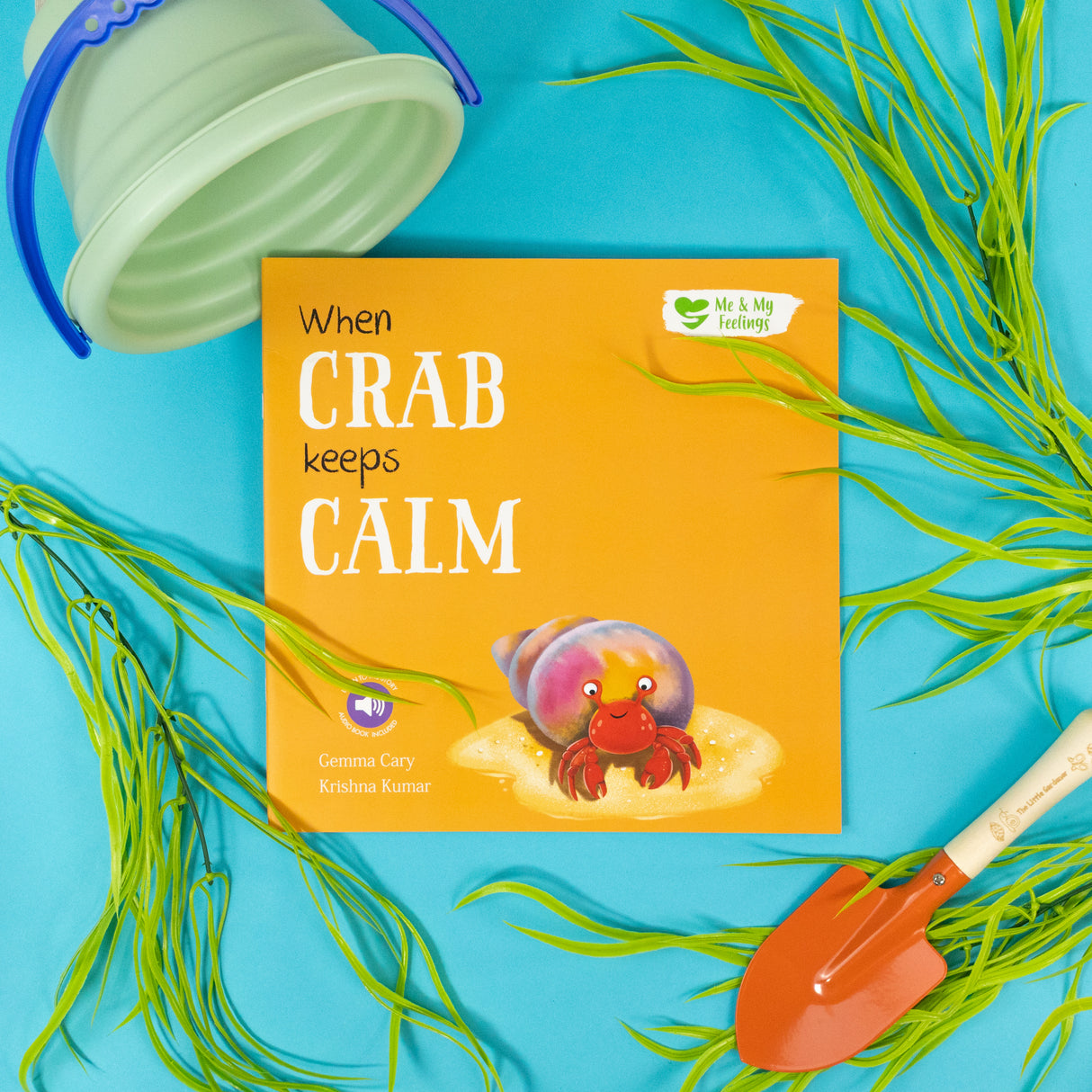 When Crab Feels Calm - Me And My Feelings Children's Paperback Book