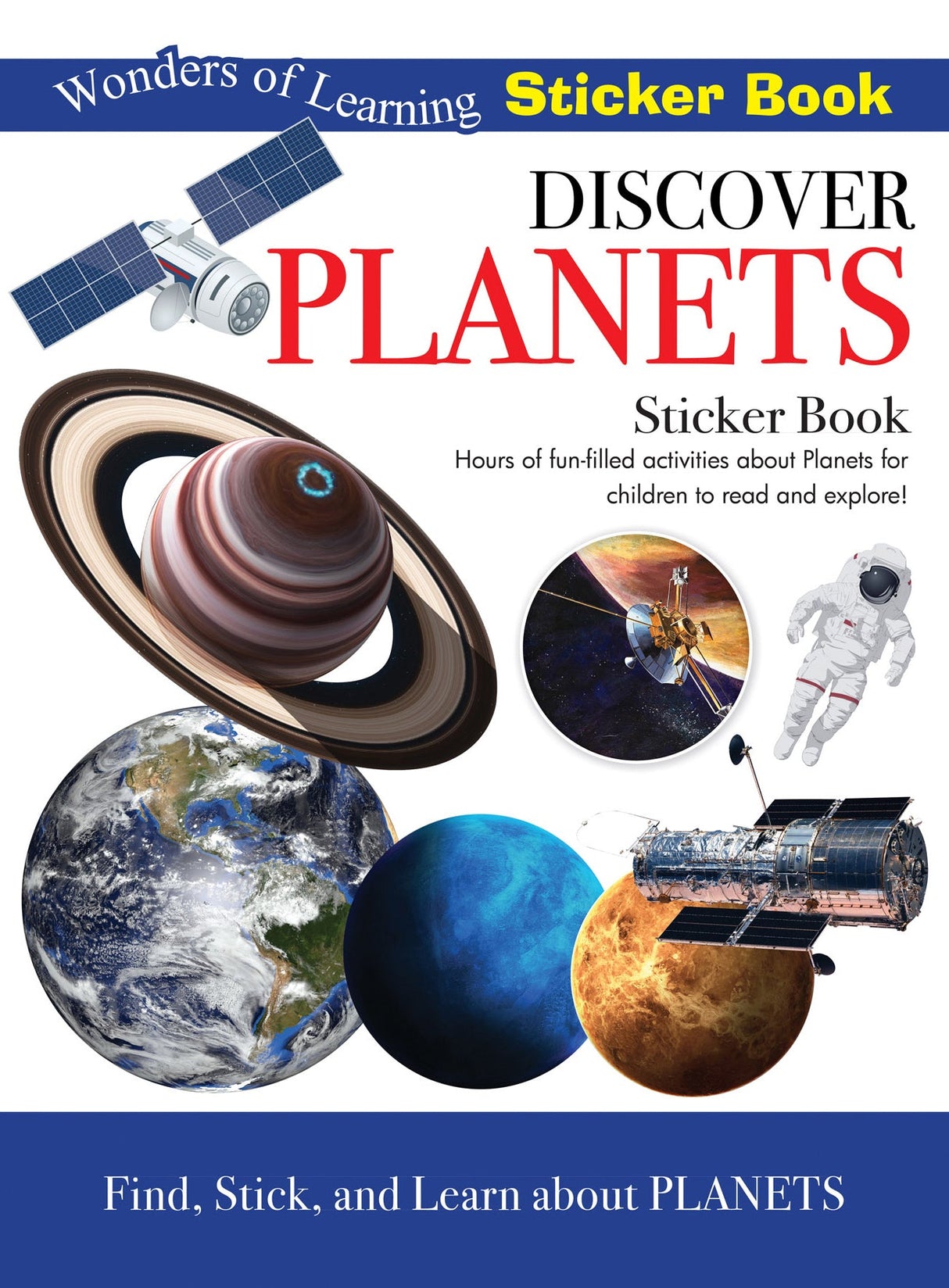 Discover Planets Sticker Book - Find, Stick and Learn