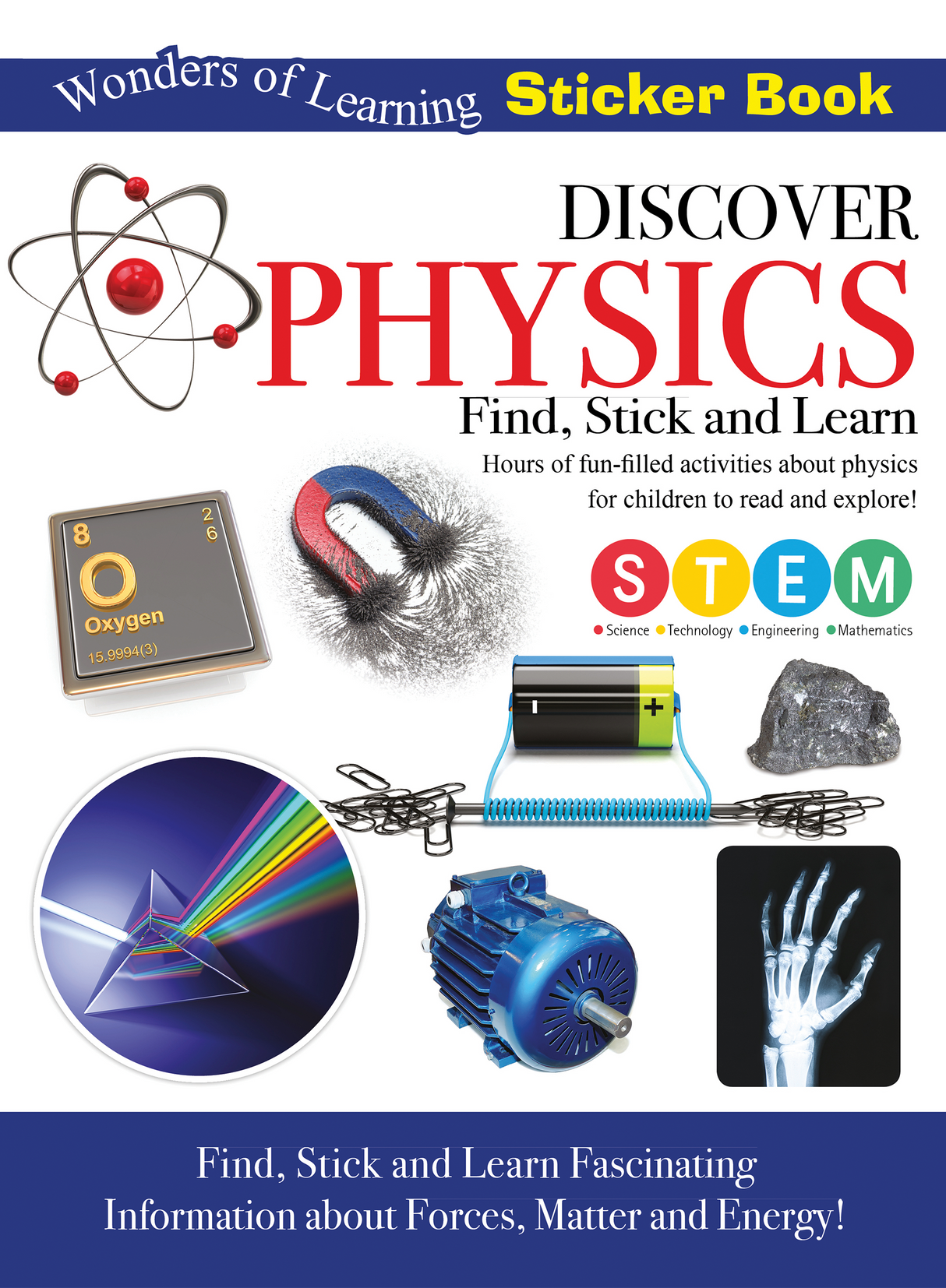 Discover Physics Sticker Book - Find, Stick and Learn