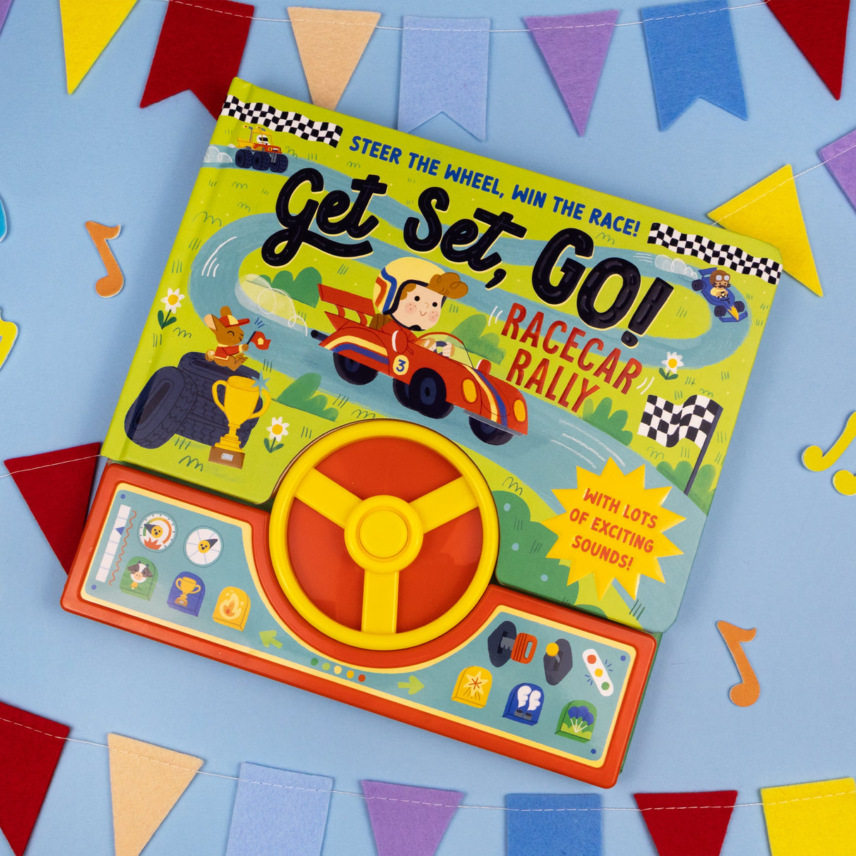 Get Set, Go! Race Car Rally Children’s Sound Book