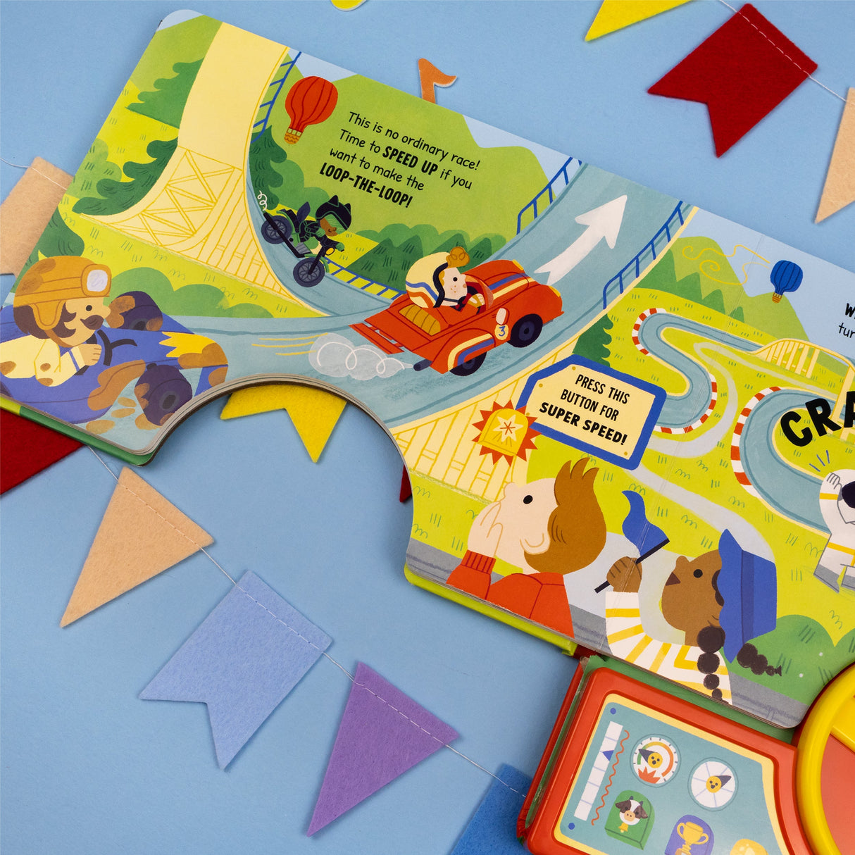 Get Set, Go! Race Car Rally Children’s Sound Book