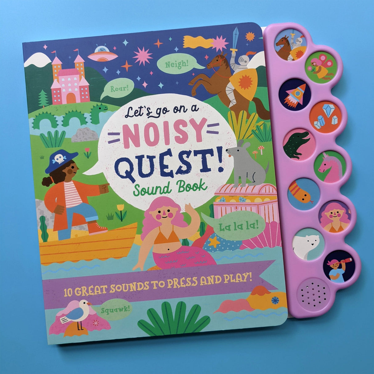 Let's Go On A Noisy Quest - Children's 10 Button Sound Book